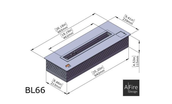 Quemador de bioetanol electrónico BL 66 - Imagen 2