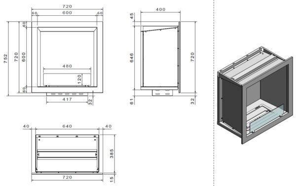 MONO-SIDE HORIZONTAL 60 - Imagen 4