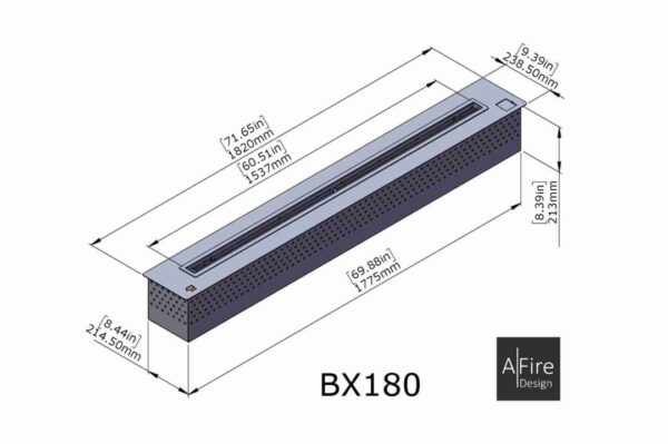 Quemador de bioetanol electrónico BX 180 - Imagen 3