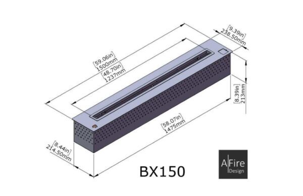 Quemador de bioetanol electrónico BX 150 - Imagen 2