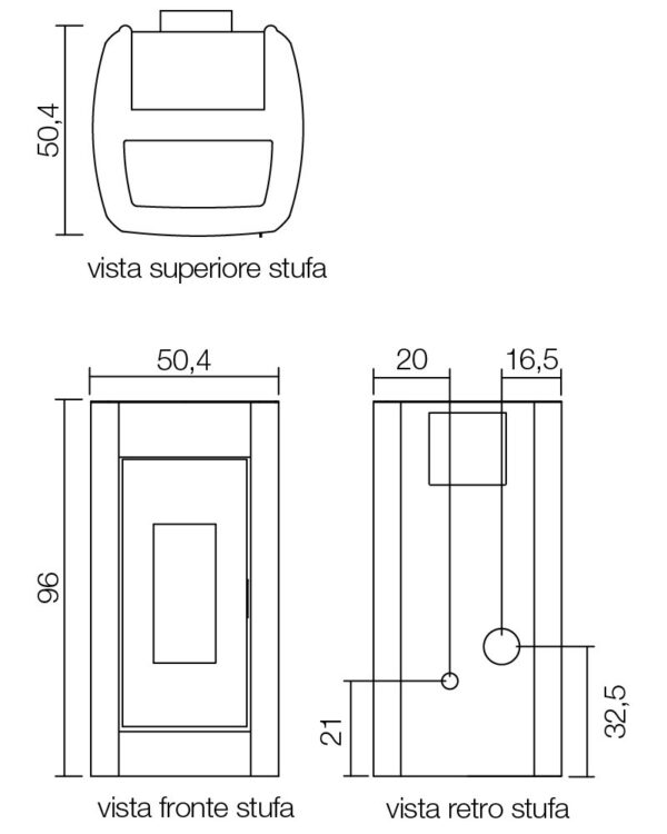 Estufa pellet Kriss3 7Kw - Imagen 4