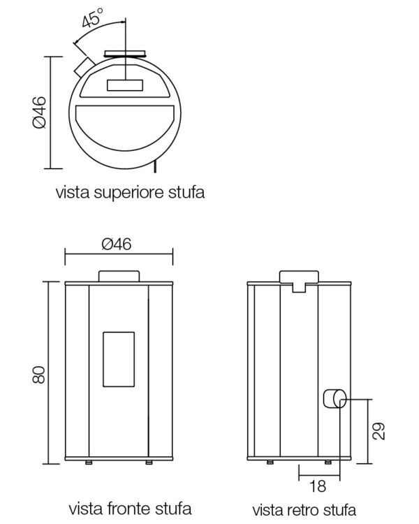 Estufa de pellet Rondó3 - Imagen 4